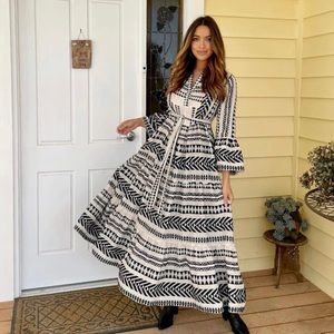 Geometric Maxi Dress Size S (fits XS to L)